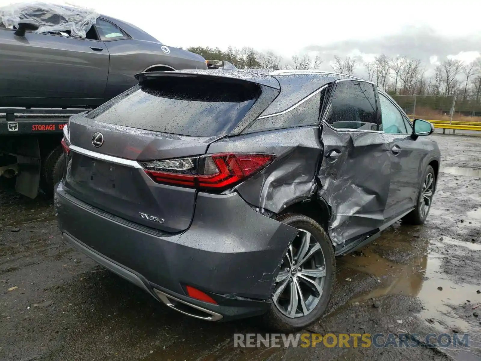 4 Photograph of a damaged car 2T2HZMDA2LC242734 LEXUS RX350 2020