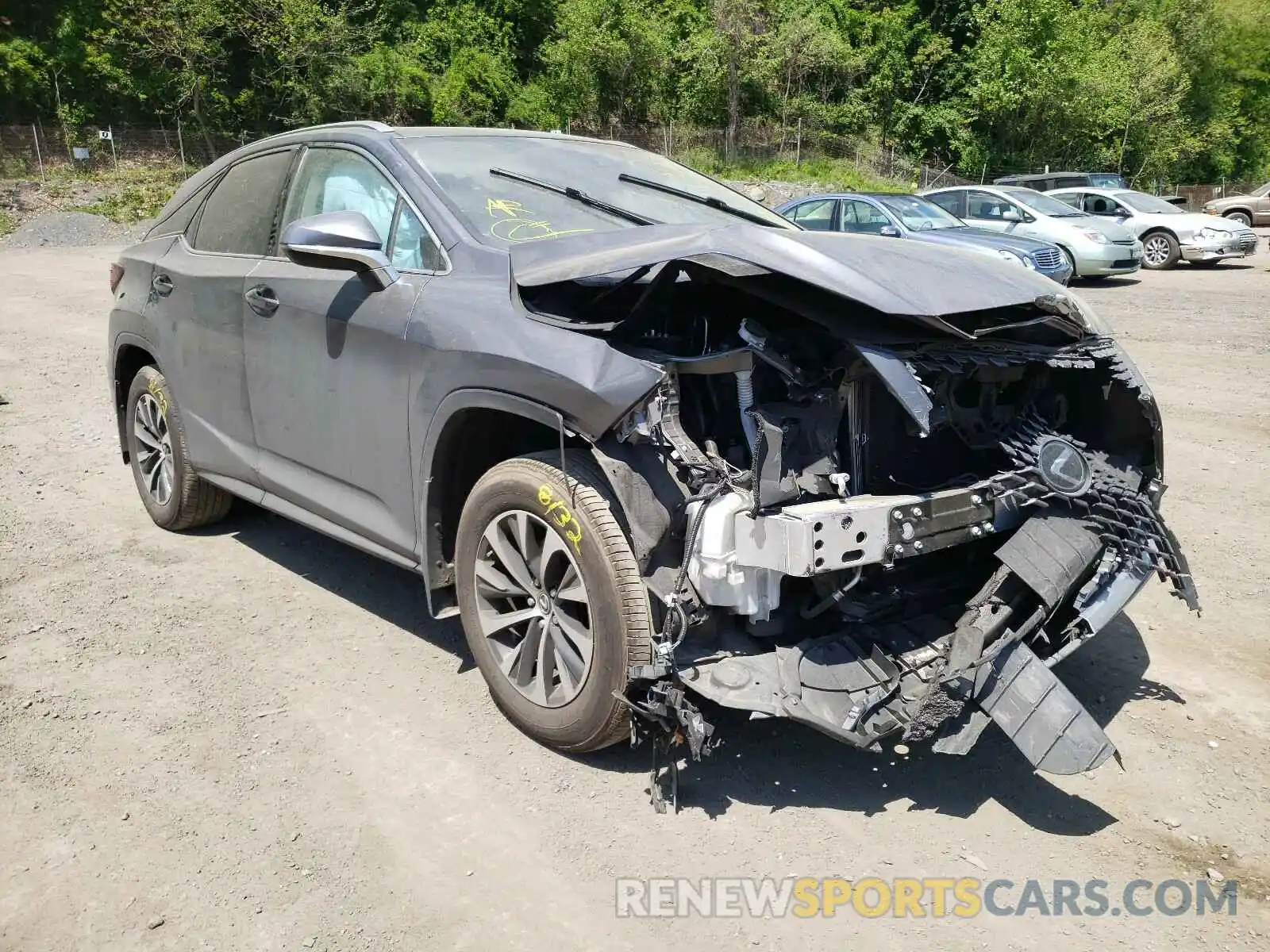 1 Photograph of a damaged car 2T2HZMDA2LC247013 LEXUS RX350 2020