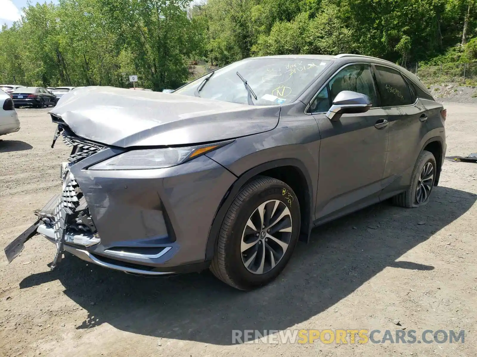 2 Photograph of a damaged car 2T2HZMDA2LC247013 LEXUS RX350 2020