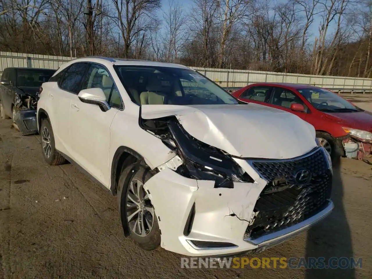 1 Photograph of a damaged car 2T2HZMDA2LC252180 LEXUS RX350 2020