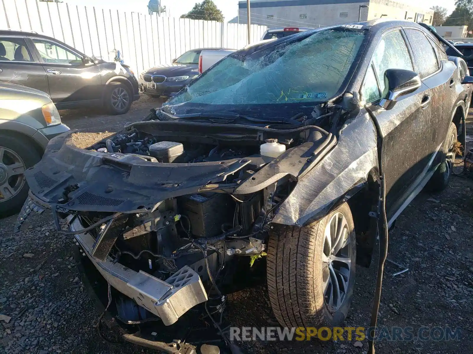 2 Photograph of a damaged car 2T2HZMDA2LC255600 LEXUS RX350 2020