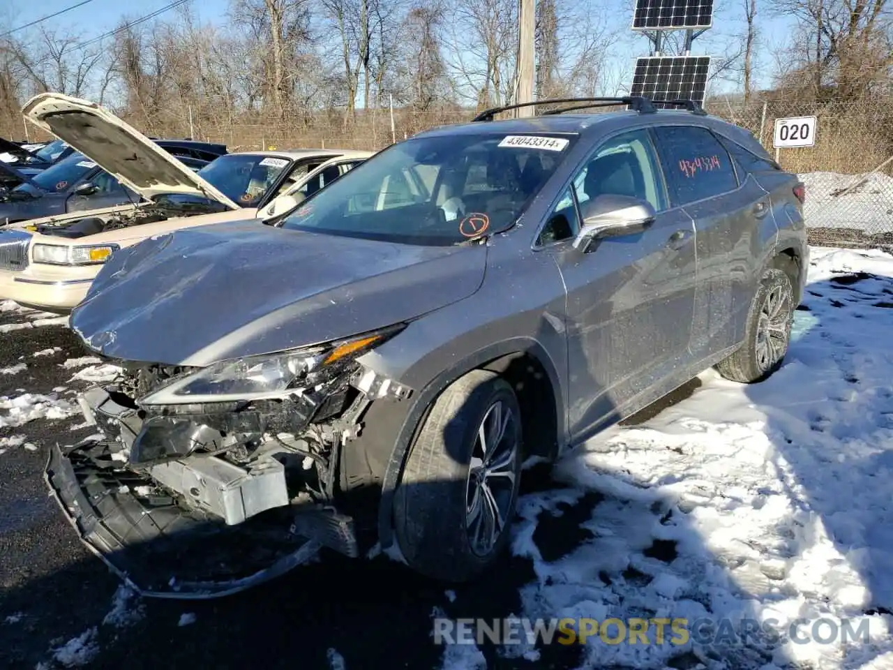 1 Photograph of a damaged car 2T2HZMDA3LC213517 LEXUS RX350 2020