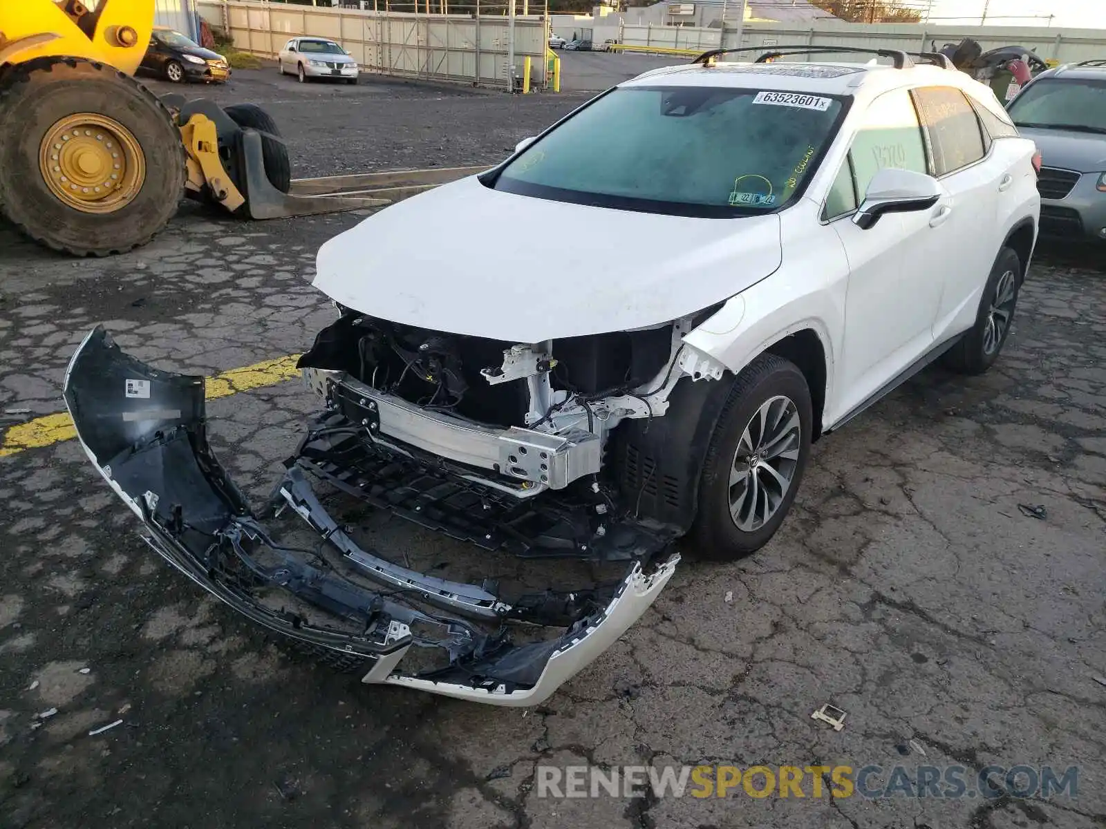 2 Photograph of a damaged car 2T2HZMDA3LC215686 LEXUS RX350 2020