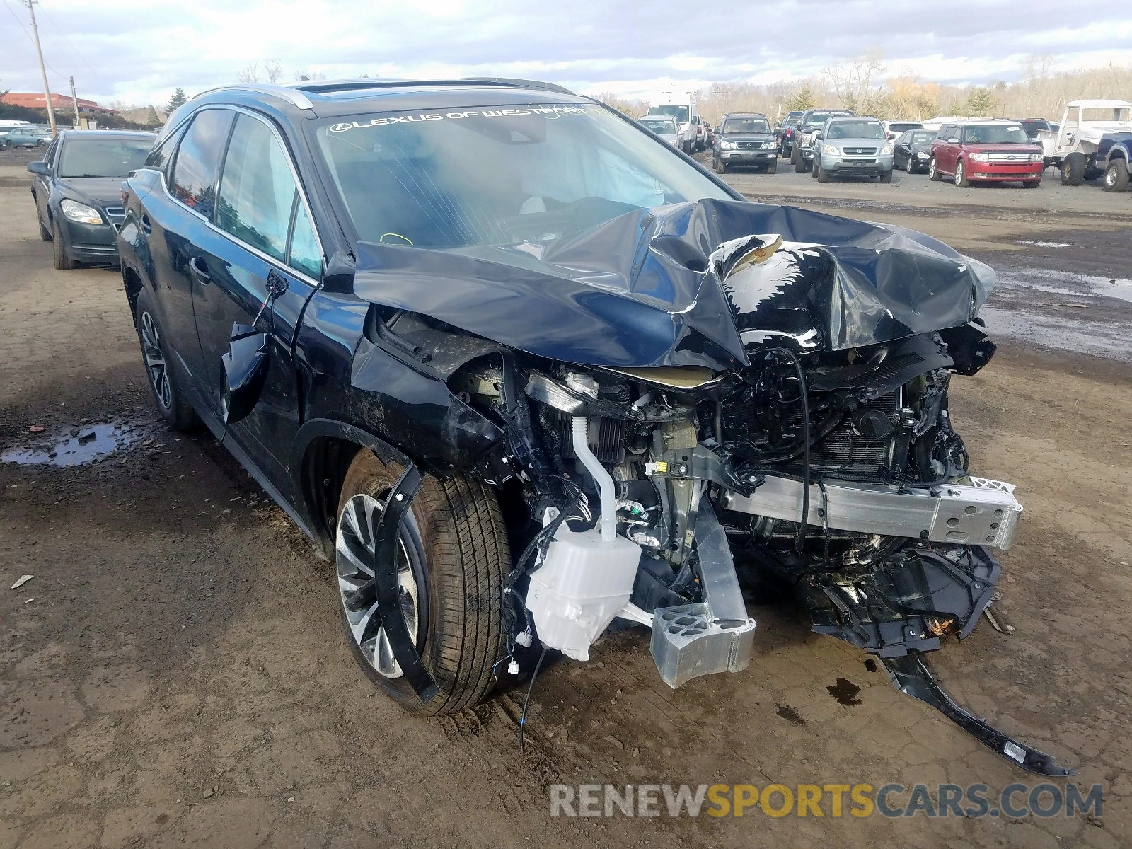 1 Photograph of a damaged car 2T2HZMDA3LC219737 LEXUS RX350 2020