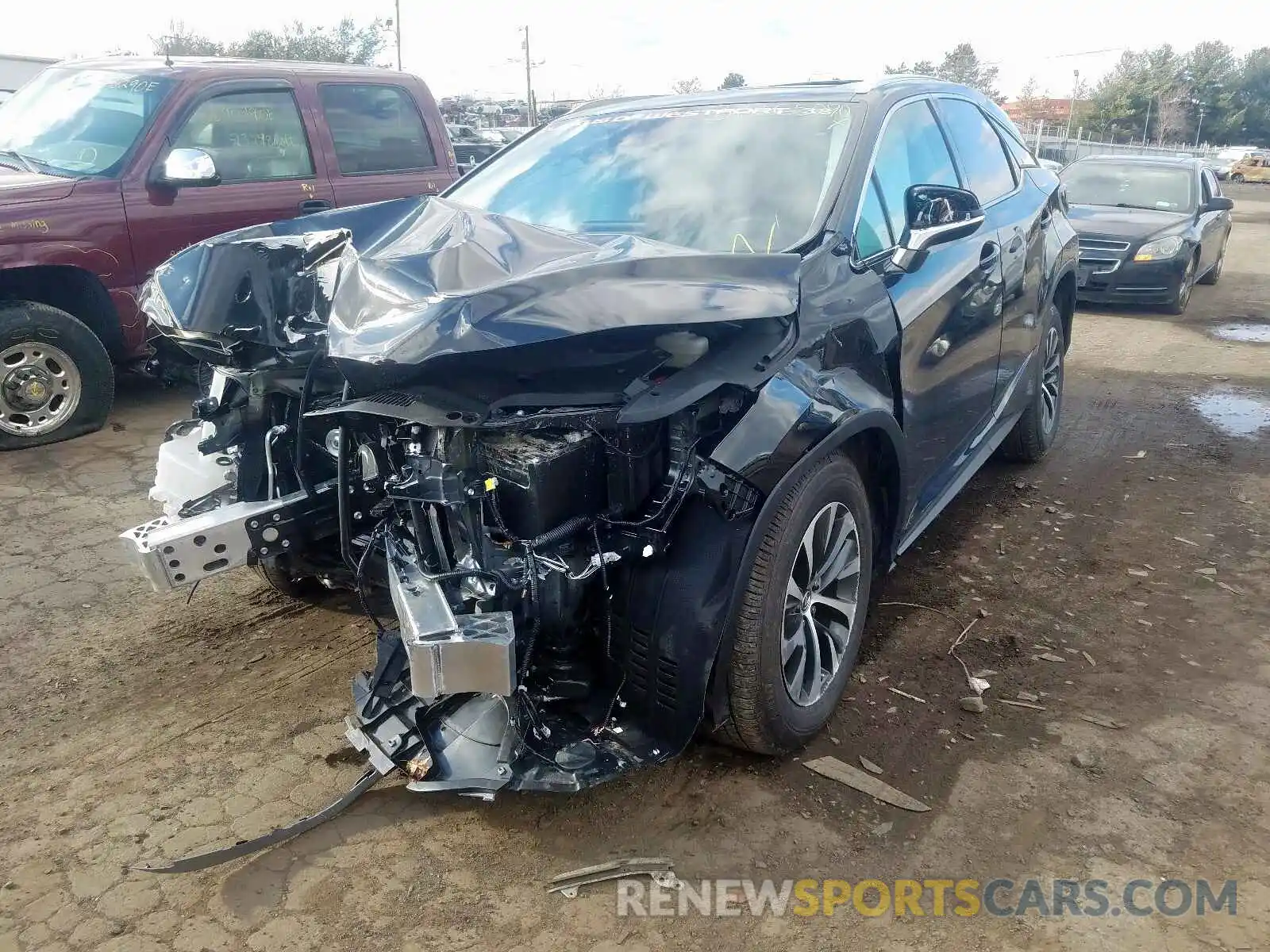 2 Photograph of a damaged car 2T2HZMDA3LC219737 LEXUS RX350 2020