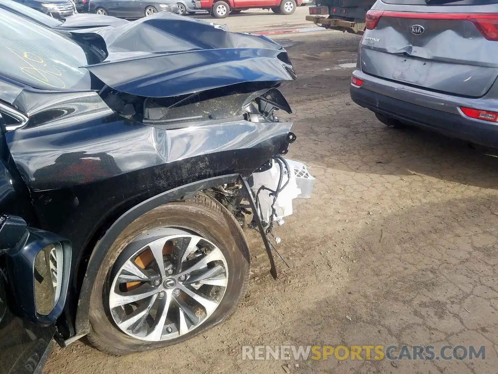 9 Photograph of a damaged car 2T2HZMDA3LC219737 LEXUS RX350 2020