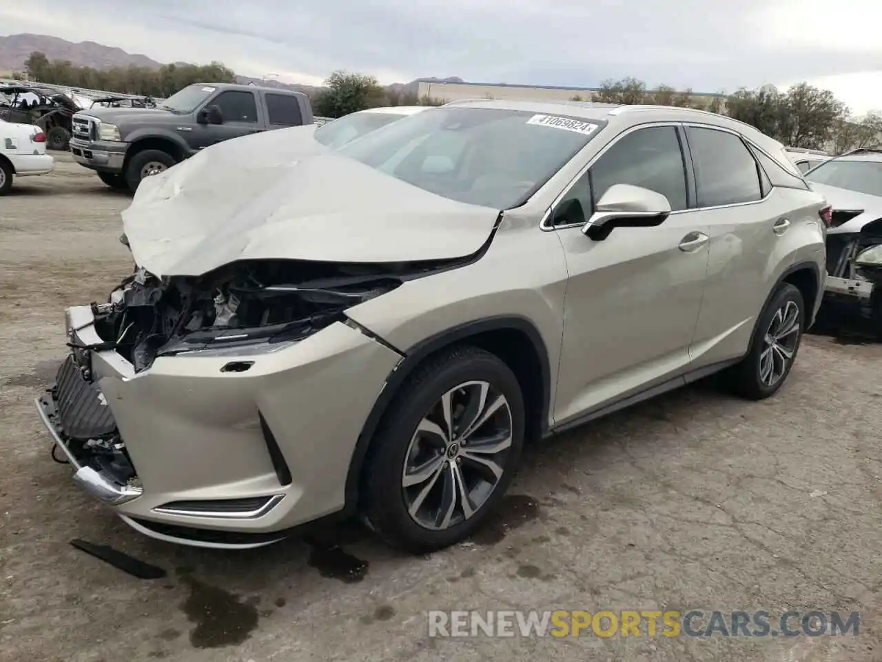 1 Photograph of a damaged car 2T2HZMDA3LC220791 LEXUS RX350 2020