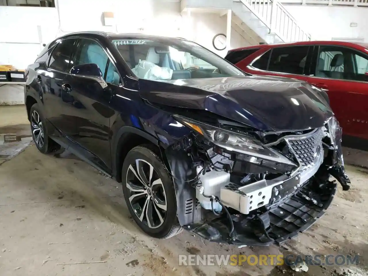 1 Photograph of a damaged car 2T2HZMDA3LC230639 LEXUS RX350 2020