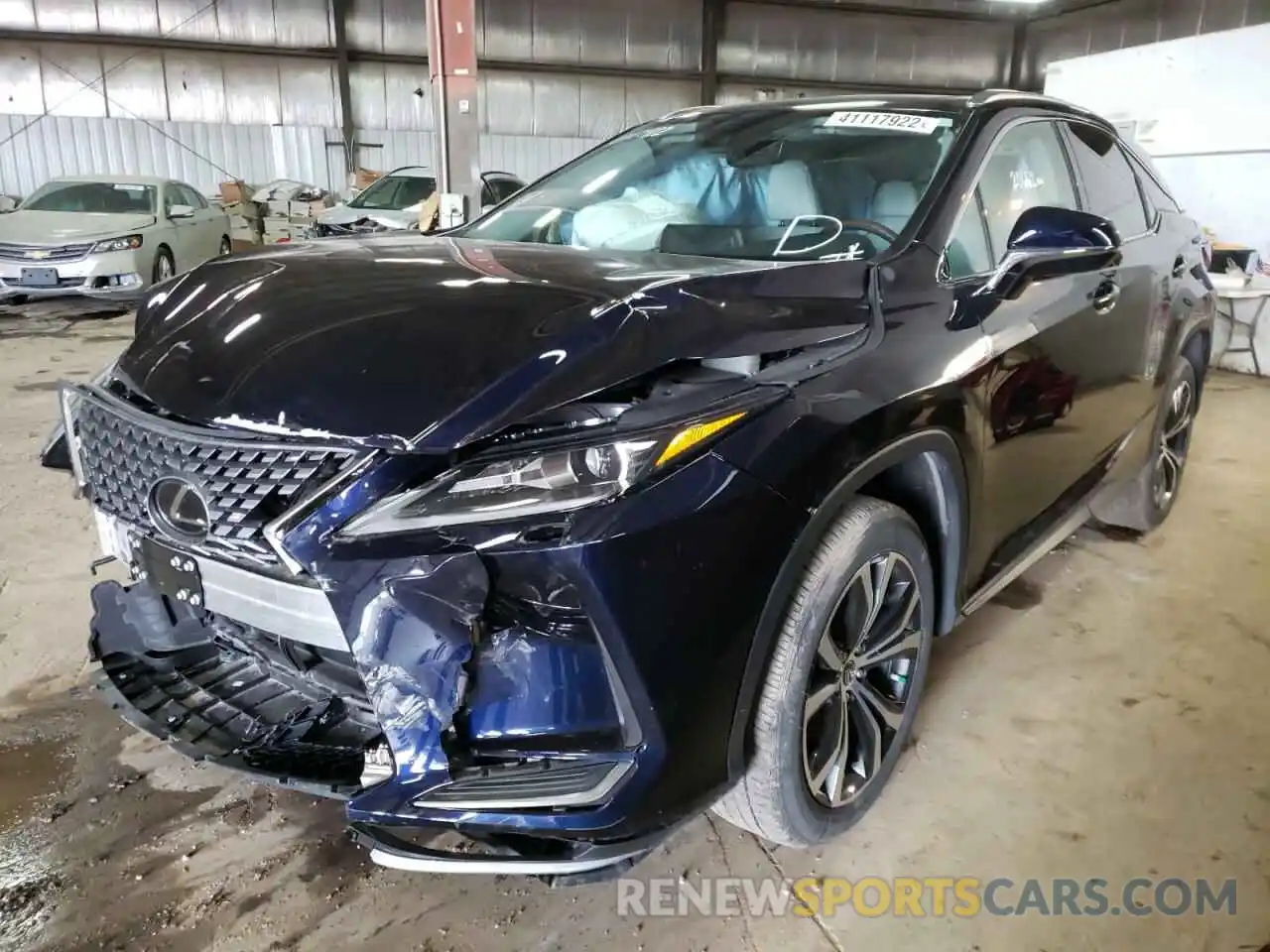 2 Photograph of a damaged car 2T2HZMDA3LC230639 LEXUS RX350 2020