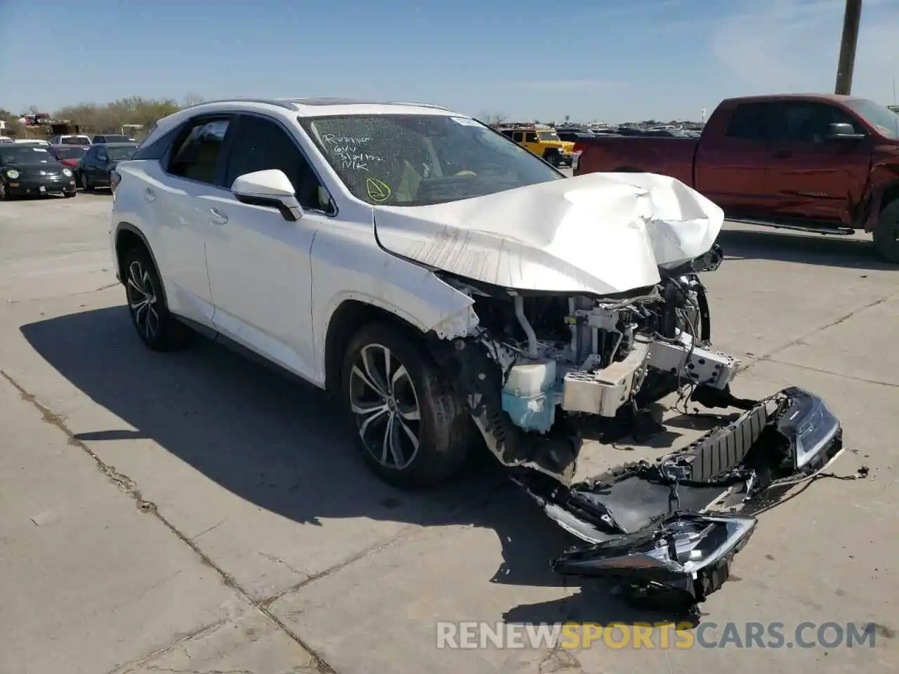 1 Photograph of a damaged car 2T2HZMDA3LC234724 LEXUS RX350 2020