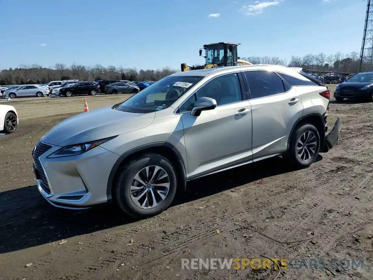 1 Photograph of a damaged car 2T2HZMDA3LC245111 LEXUS RX350 2020