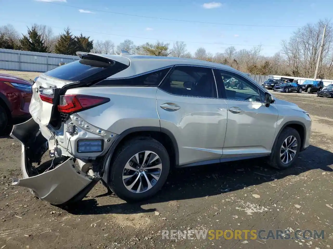 3 Photograph of a damaged car 2T2HZMDA3LC245111 LEXUS RX350 2020