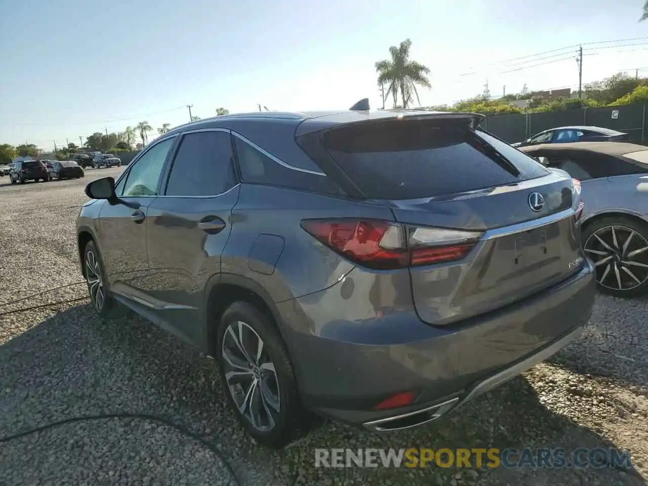 3 Photograph of a damaged car 2T2HZMDA3LC246825 LEXUS RX350 2020