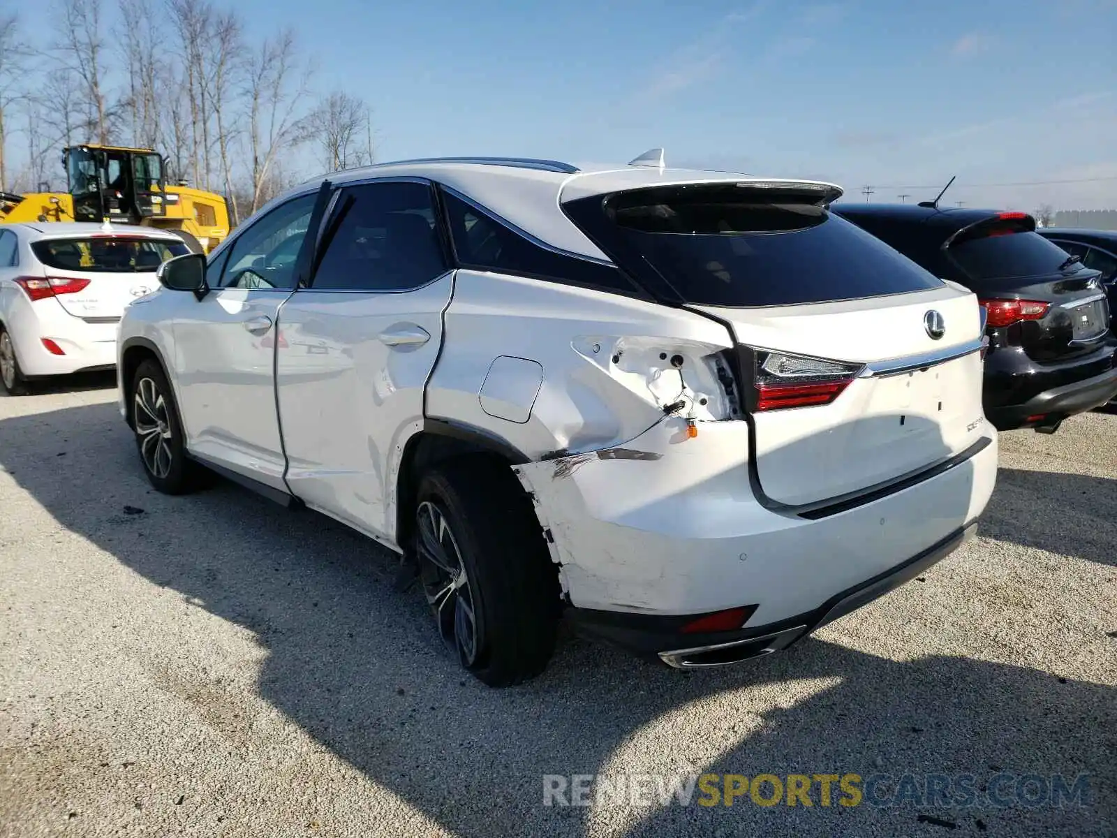 3 Photograph of a damaged car 2T2HZMDA3LC251121 LEXUS RX350 2020