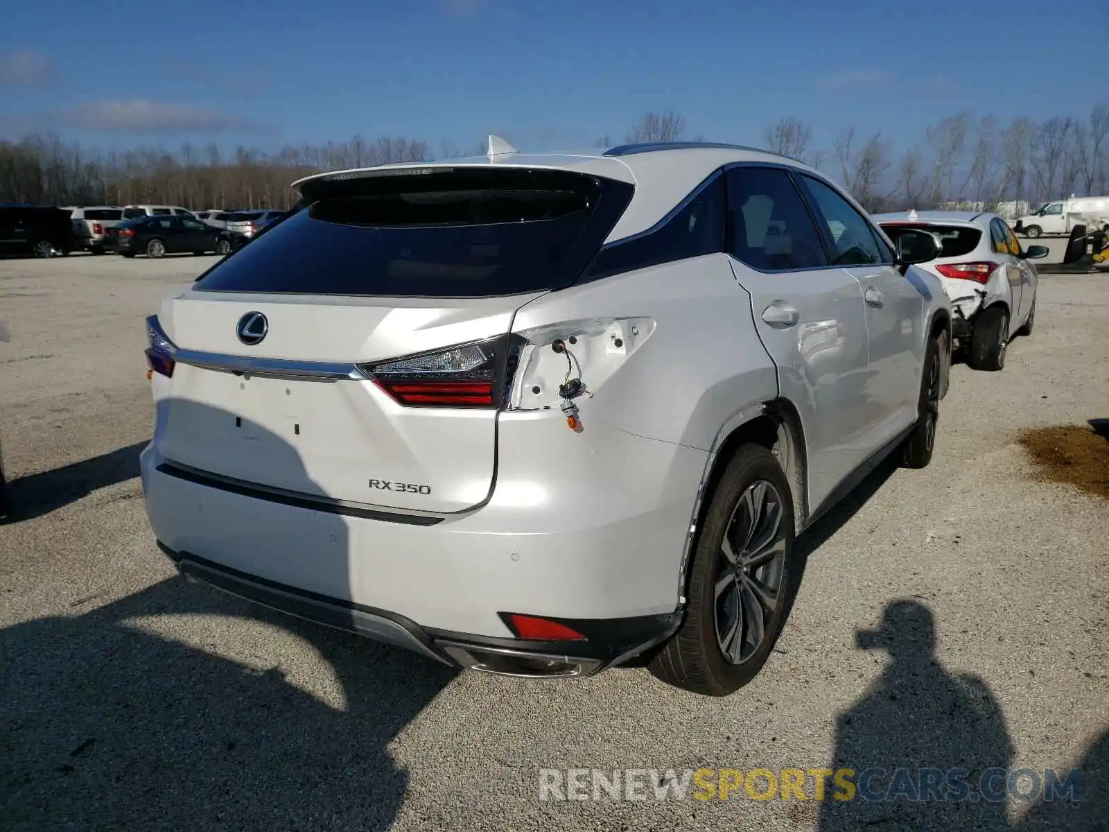 4 Фотография поврежденного автомобиля 2T2HZMDA3LC251121 LEXUS RX350 2020