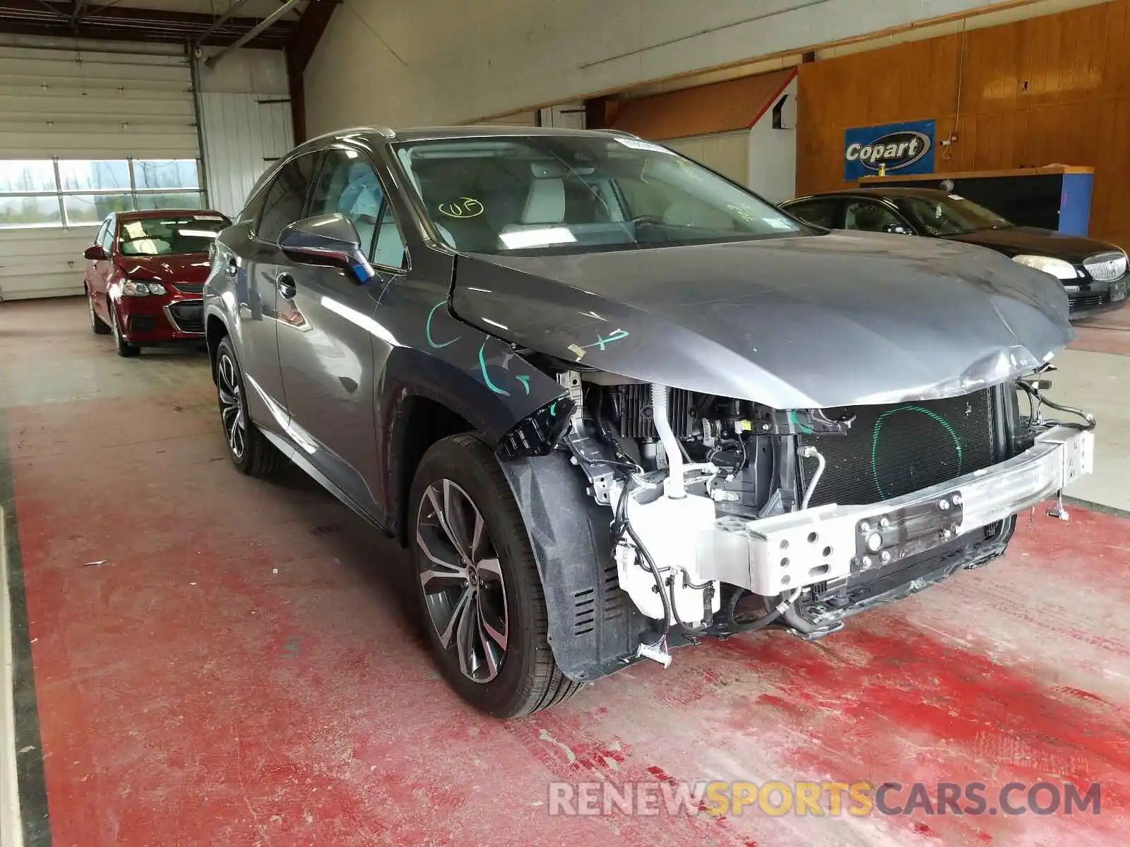 1 Photograph of a damaged car 2T2HZMDA3LC252771 LEXUS RX350 2020