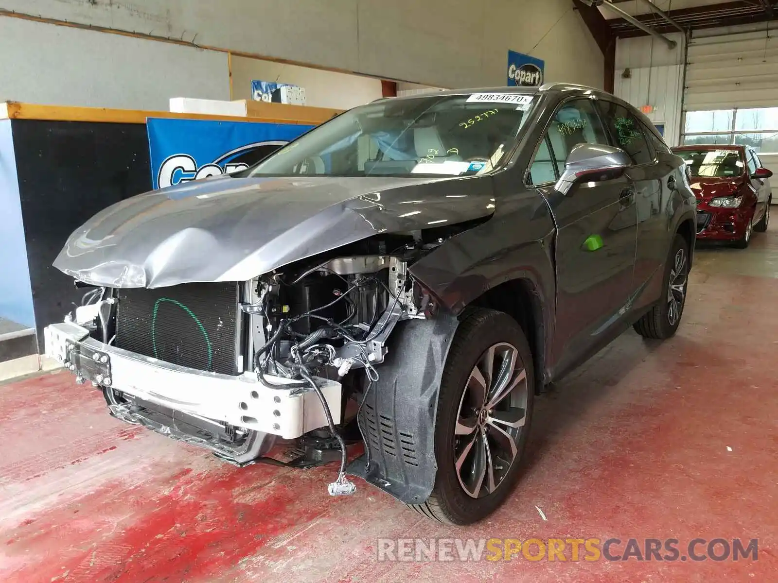 2 Photograph of a damaged car 2T2HZMDA3LC252771 LEXUS RX350 2020