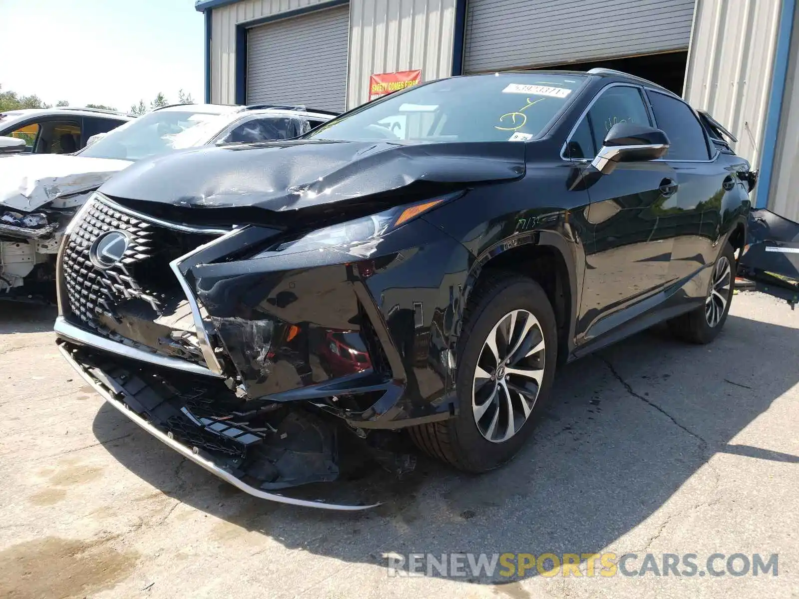 2 Photograph of a damaged car 2T2HZMDA3LC257842 LEXUS RX350 2020