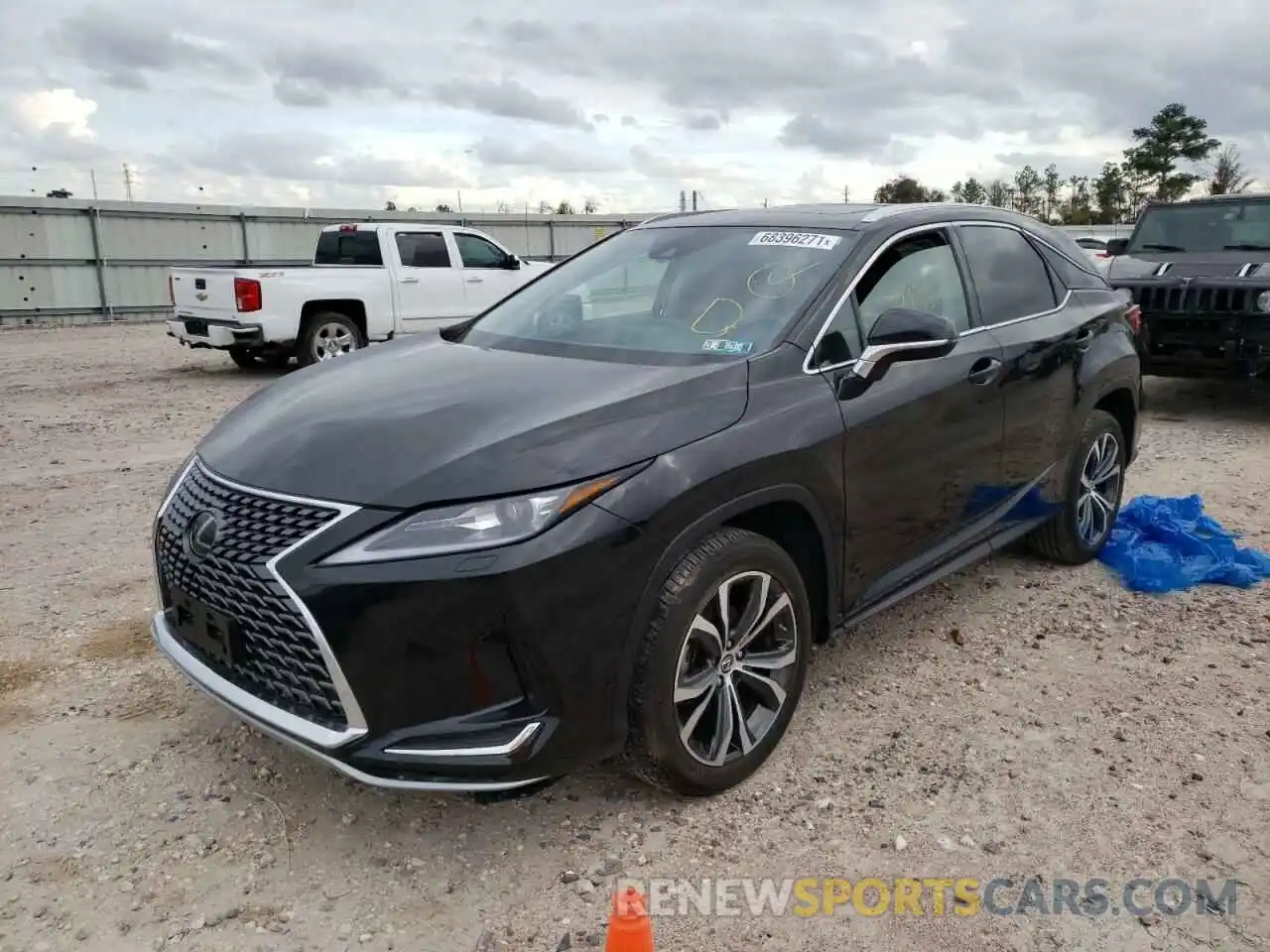 2 Photograph of a damaged car 2T2HZMDA4LC220671 LEXUS RX350 2020