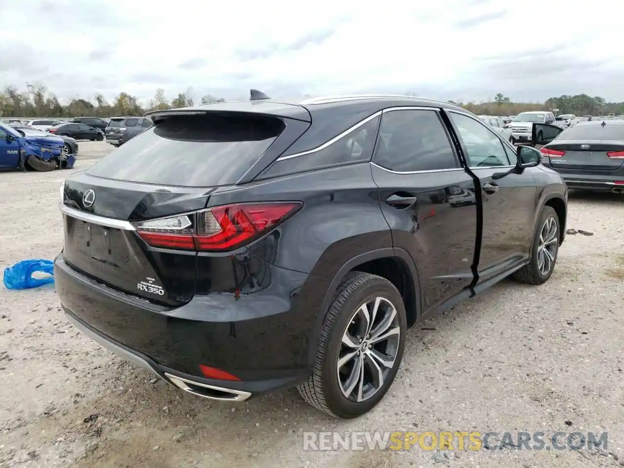 4 Фотография поврежденного автомобиля 2T2HZMDA4LC220671 LEXUS RX350 2020