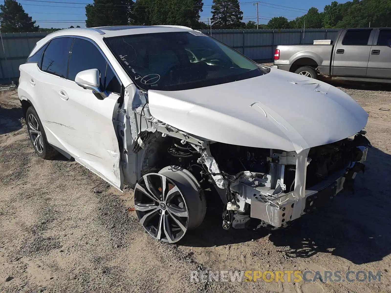 1 Photograph of a damaged car 2T2HZMDA4LC229743 LEXUS RX350 2020