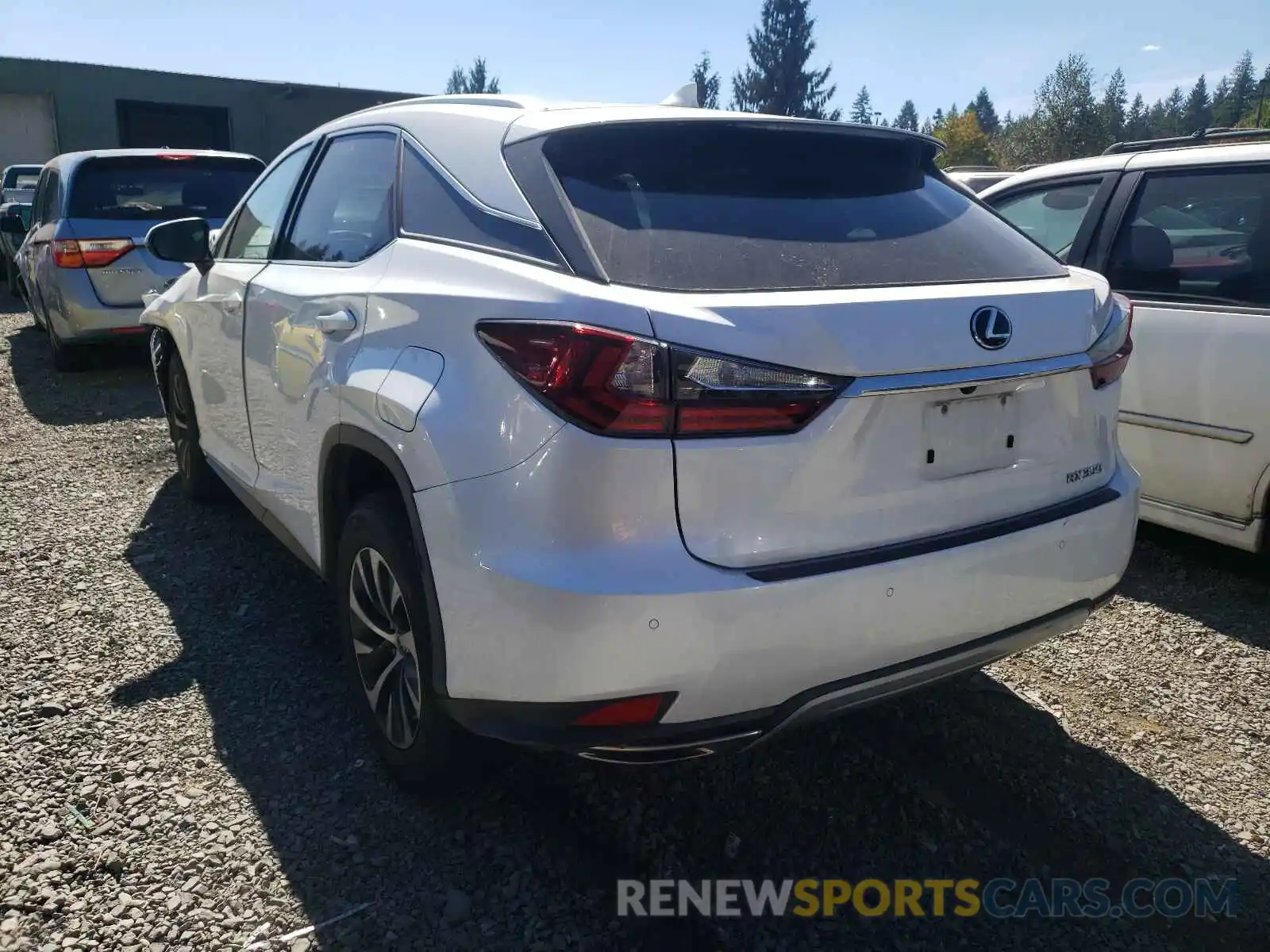 3 Photograph of a damaged car 2T2HZMDA4LC233629 LEXUS RX350 2020