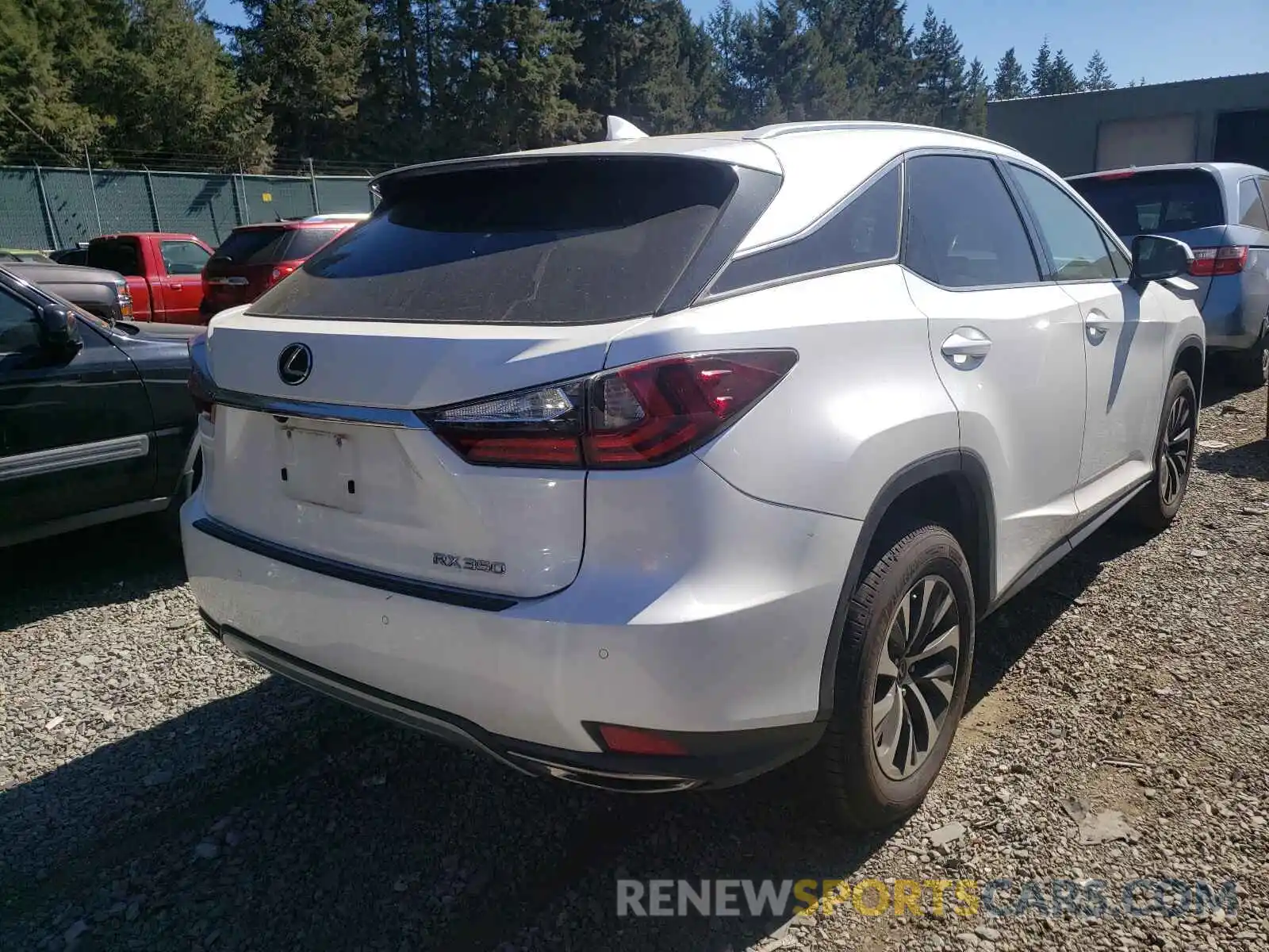 4 Photograph of a damaged car 2T2HZMDA4LC233629 LEXUS RX350 2020