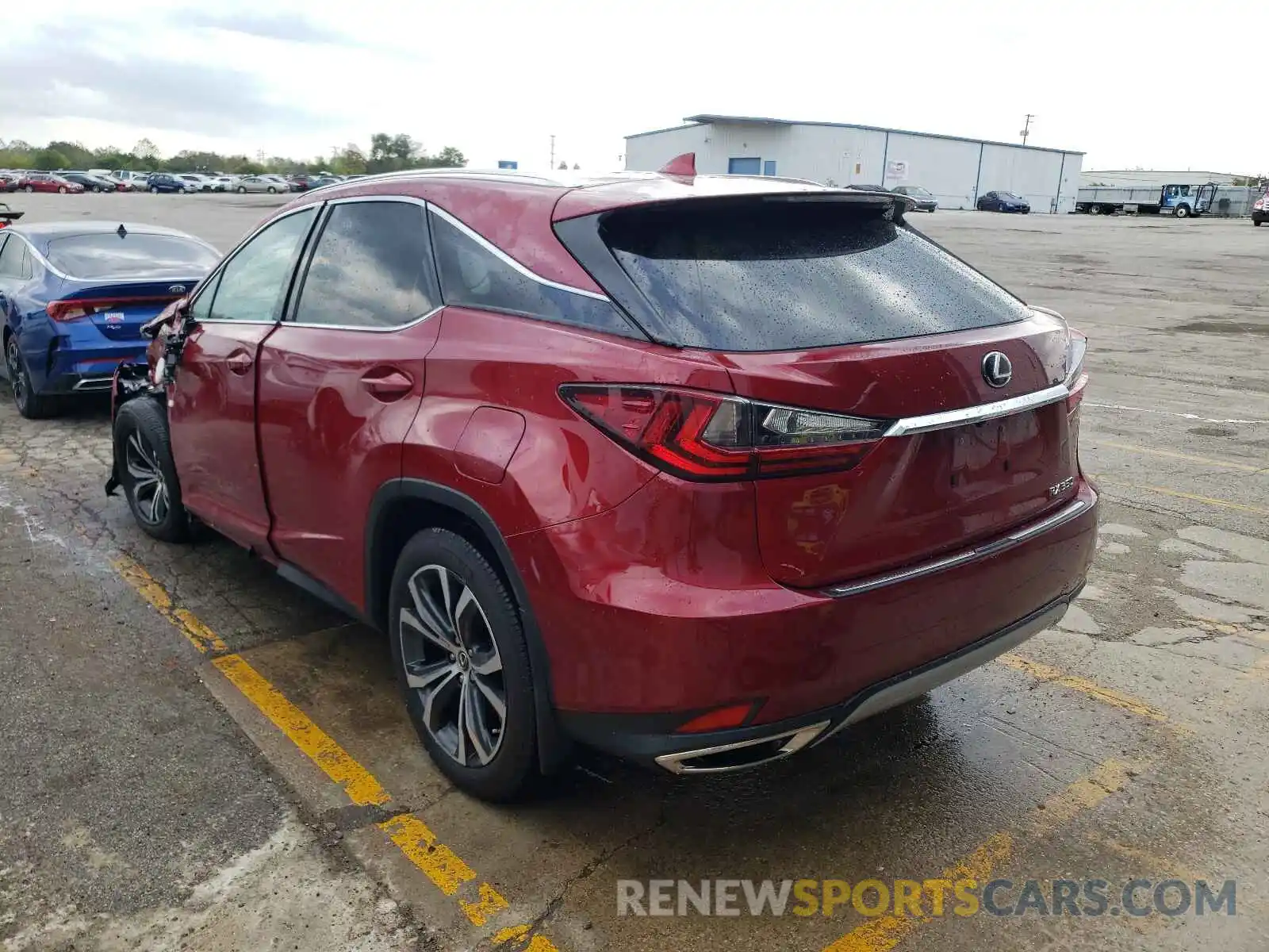 3 Photograph of a damaged car 2T2HZMDA4LC249135 LEXUS RX350 2020