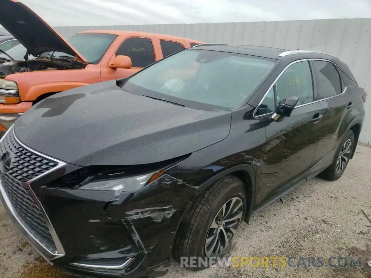 2 Photograph of a damaged car 2T2HZMDA4LC250589 LEXUS RX350 2020