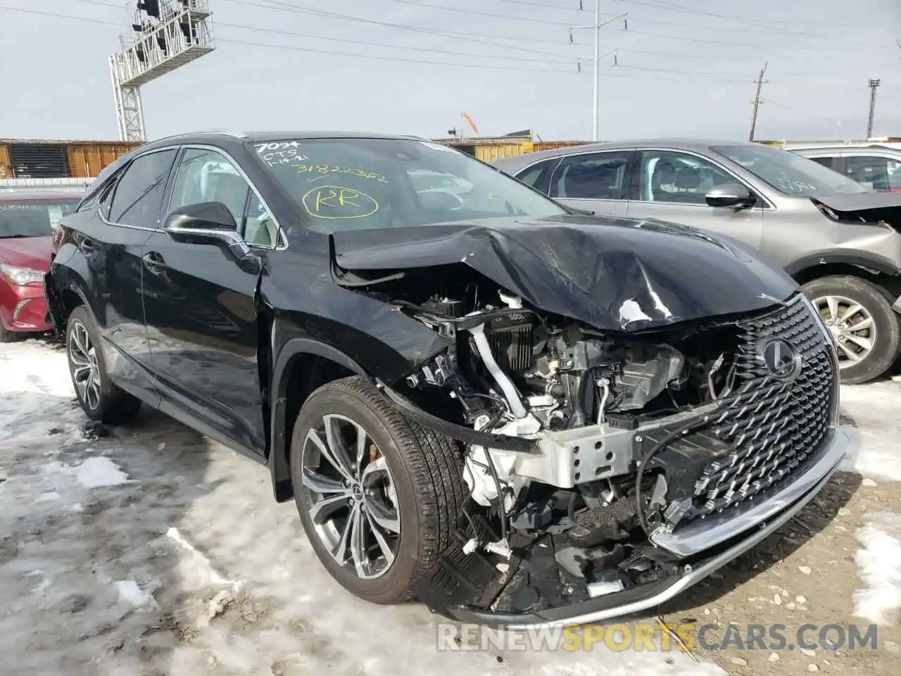 1 Photograph of a damaged car 2T2HZMDA5LC227094 LEXUS RX350 2020