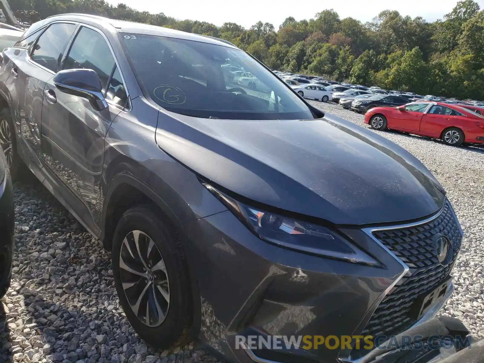 1 Photograph of a damaged car 2T2HZMDA5LC231145 LEXUS RX350 2020