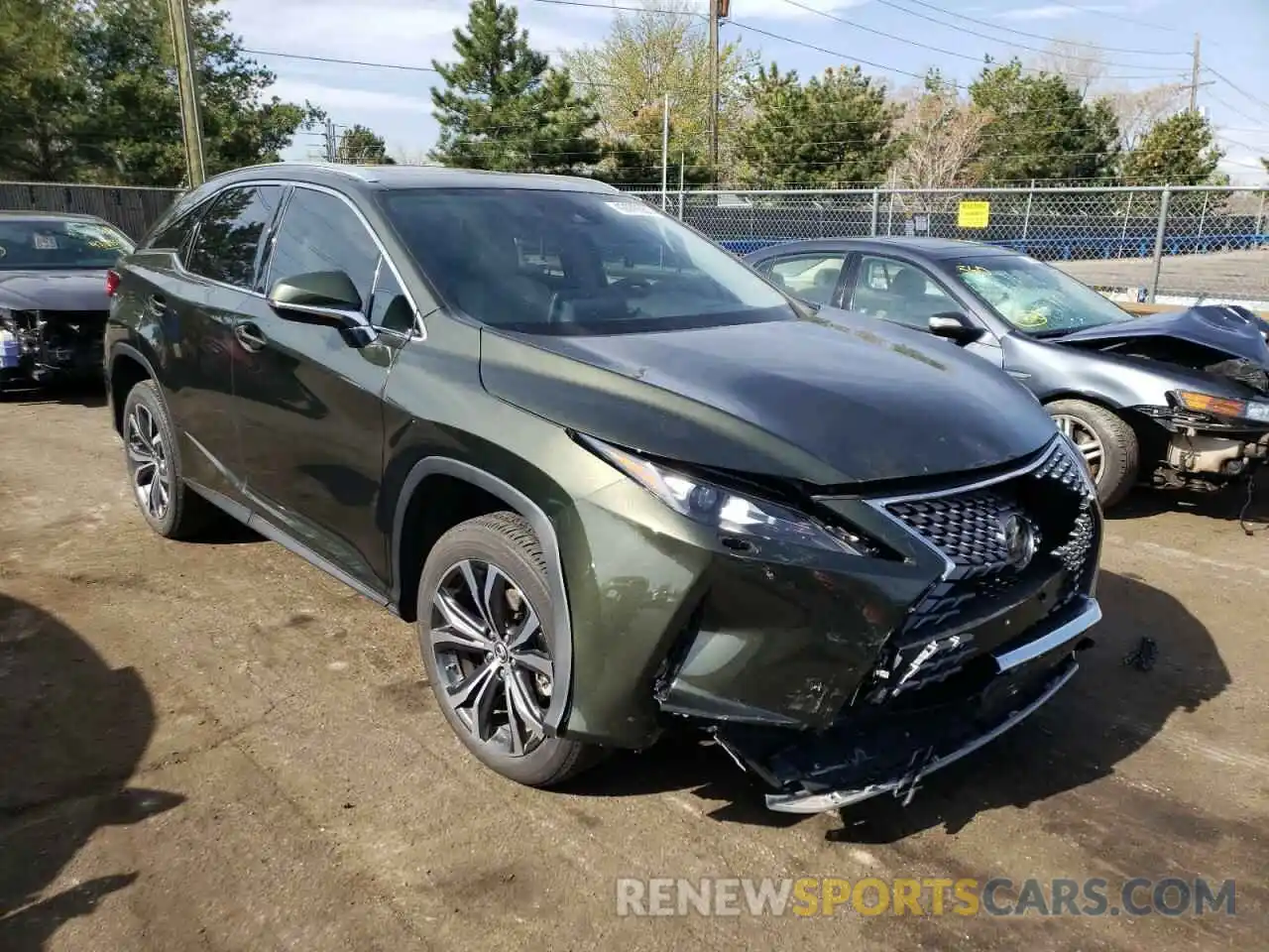 1 Photograph of a damaged car 2T2HZMDA5LC233042 LEXUS RX350 2020