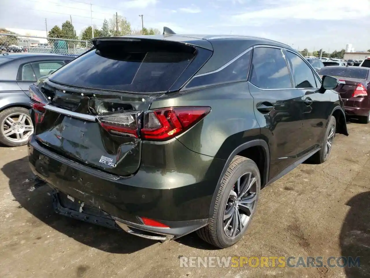 4 Photograph of a damaged car 2T2HZMDA5LC233042 LEXUS RX350 2020