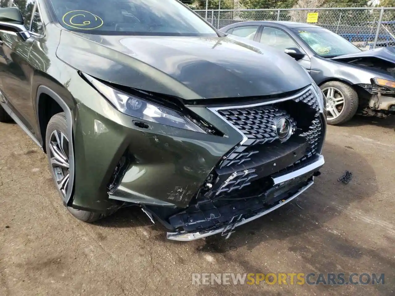 9 Photograph of a damaged car 2T2HZMDA5LC233042 LEXUS RX350 2020