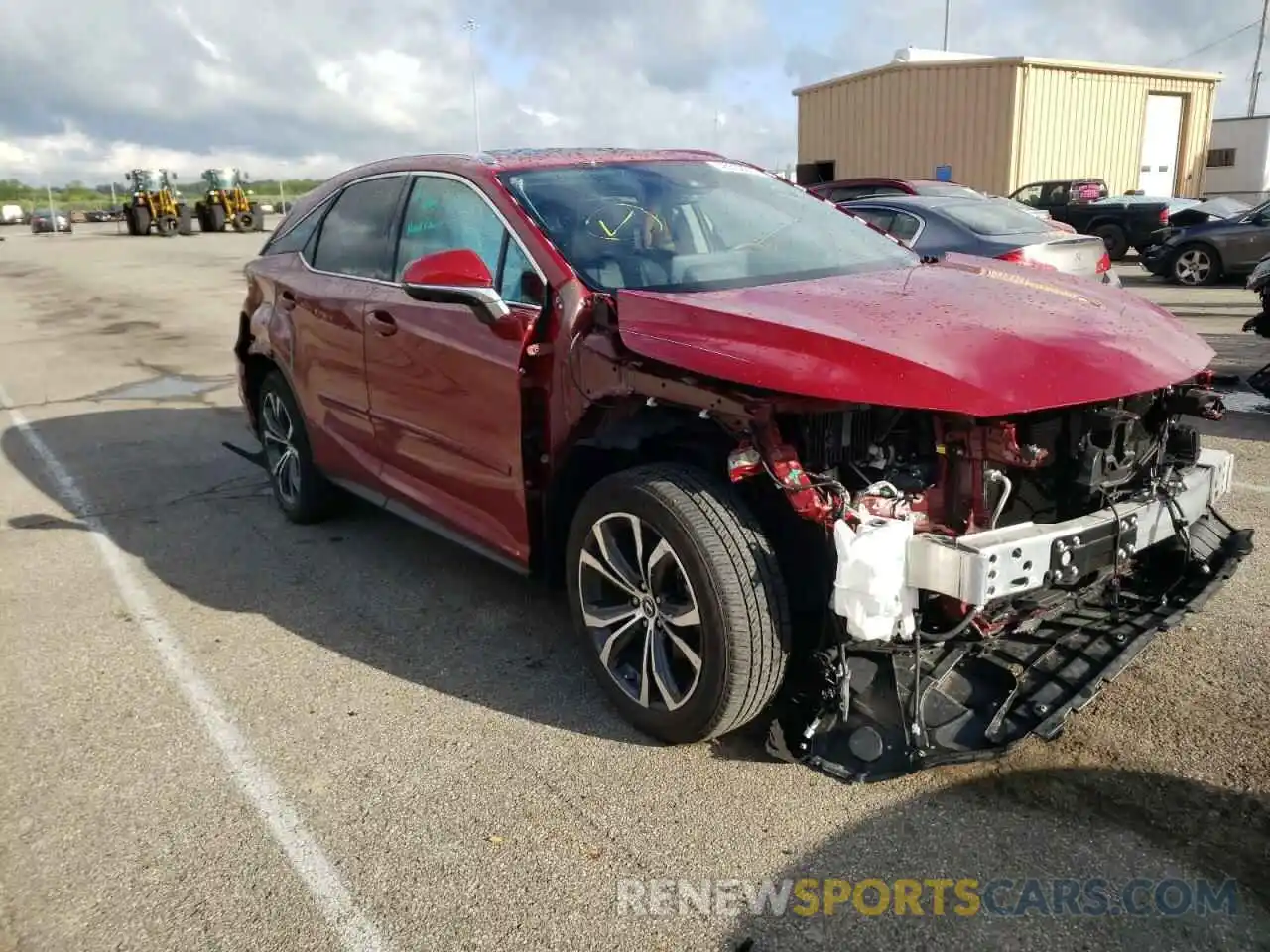 1 Photograph of a damaged car 2T2HZMDA5LC237186 LEXUS RX350 2020