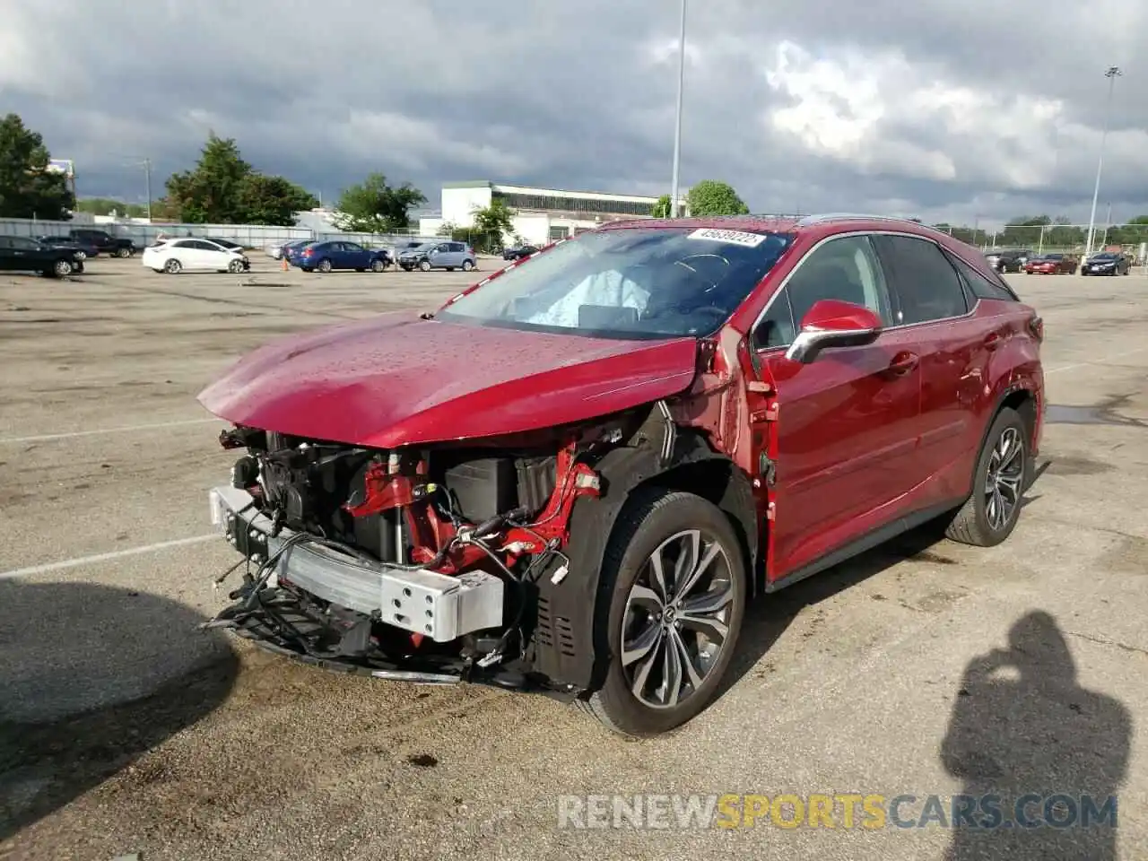 2 Photograph of a damaged car 2T2HZMDA5LC237186 LEXUS RX350 2020