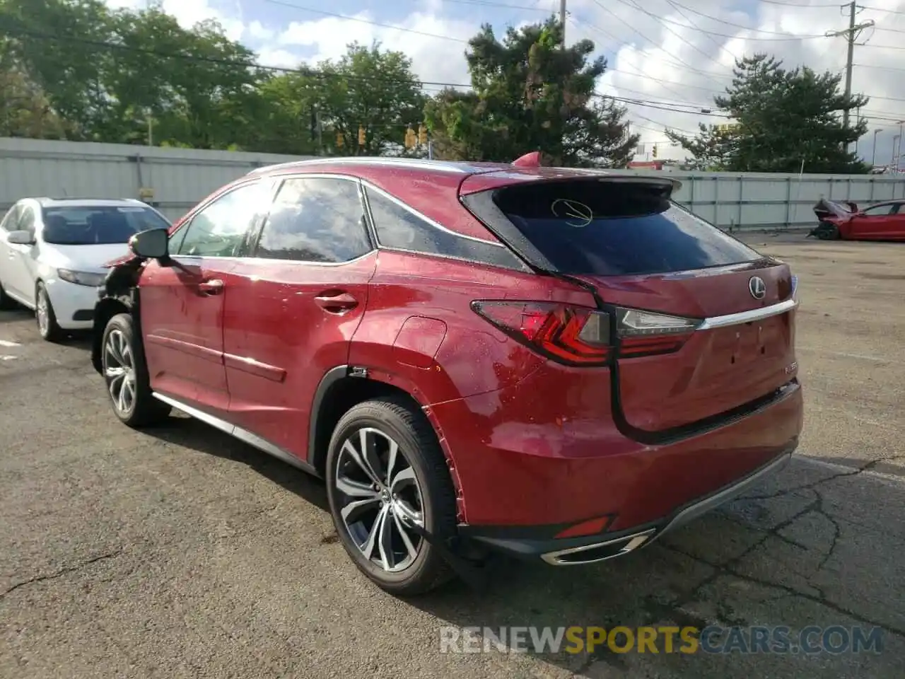 3 Photograph of a damaged car 2T2HZMDA5LC237186 LEXUS RX350 2020