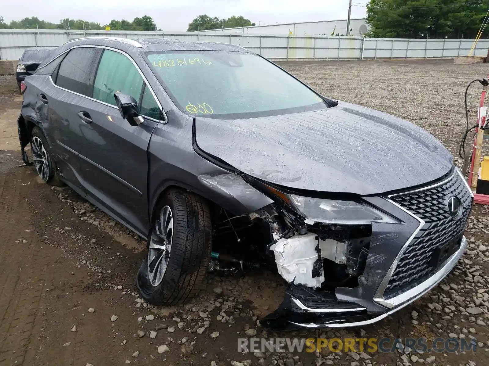 1 Photograph of a damaged car 2T2HZMDA5LC255736 LEXUS RX350 2020