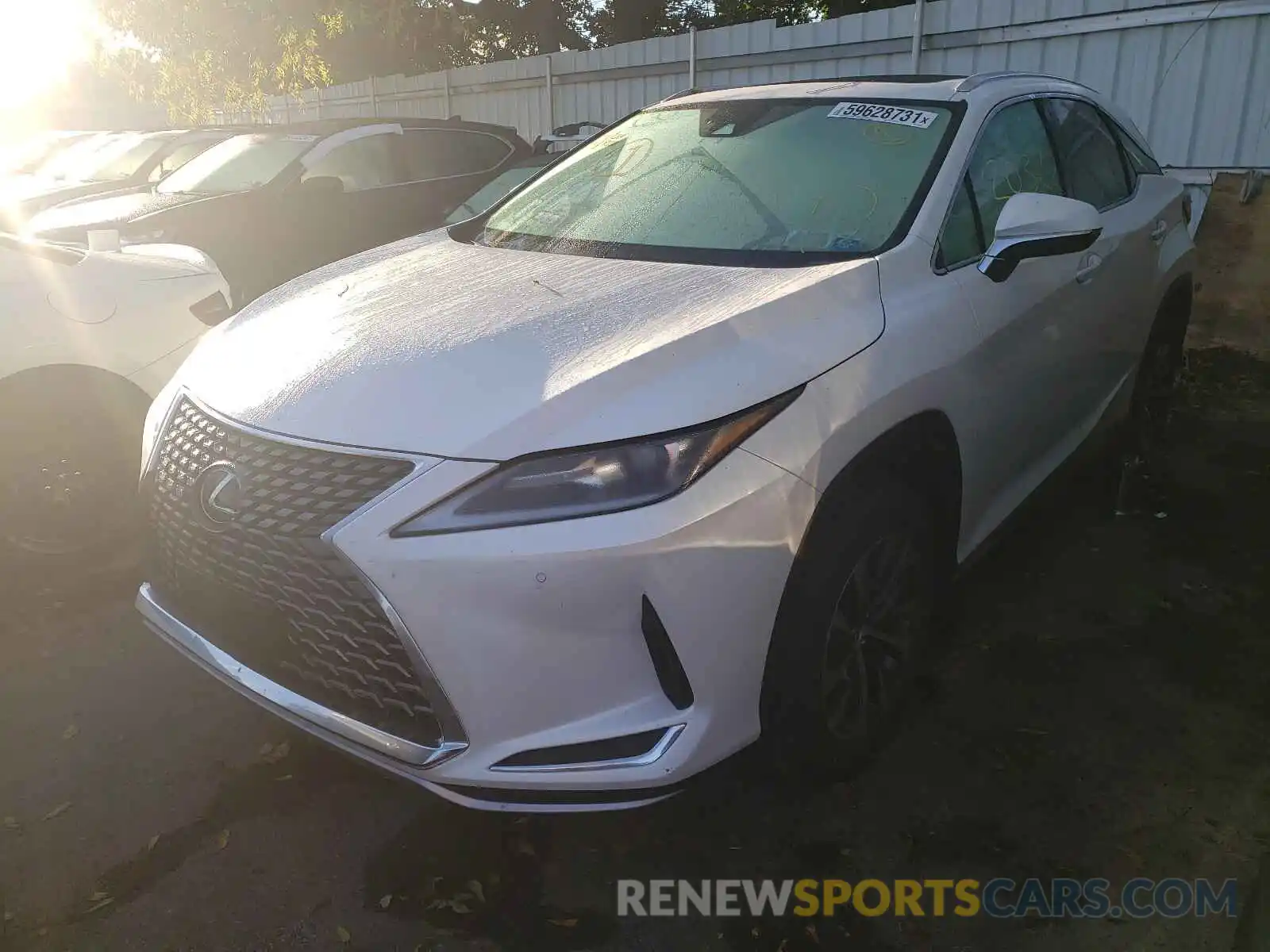 2 Photograph of a damaged car 2T2HZMDA6LC214662 LEXUS RX350 2020