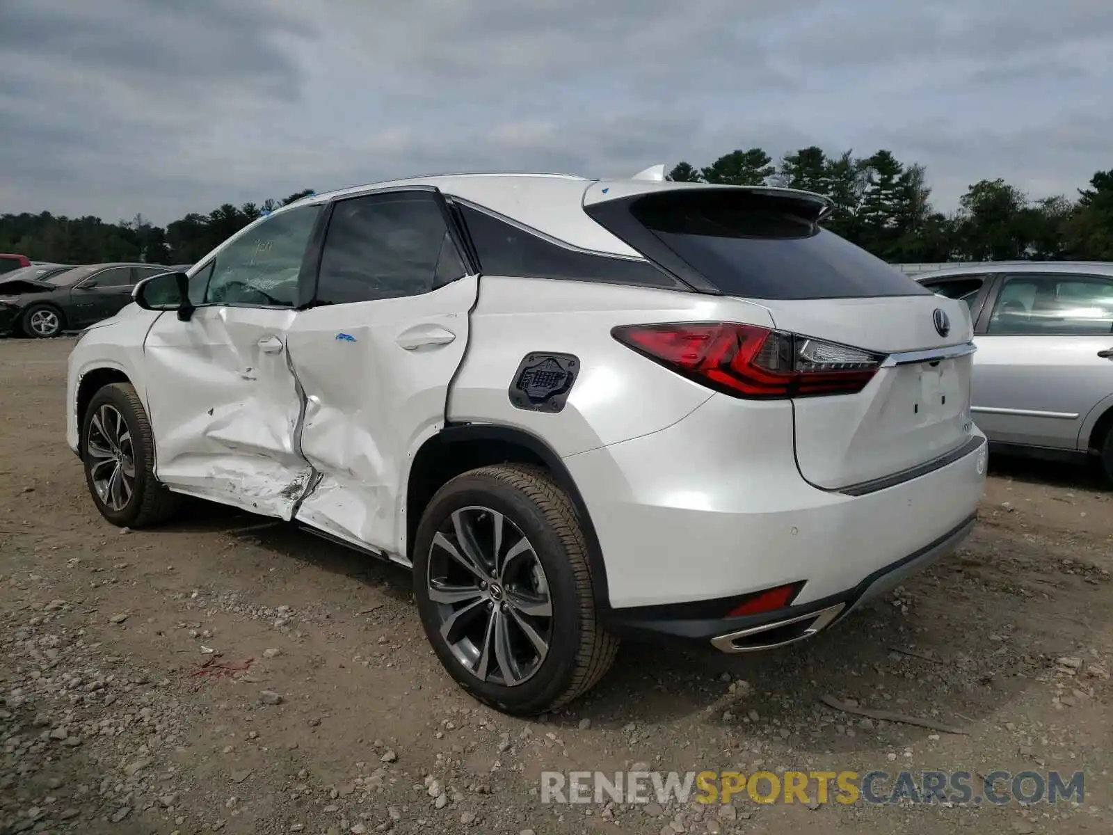 3 Photograph of a damaged car 2T2HZMDA6LC220073 LEXUS RX350 2020