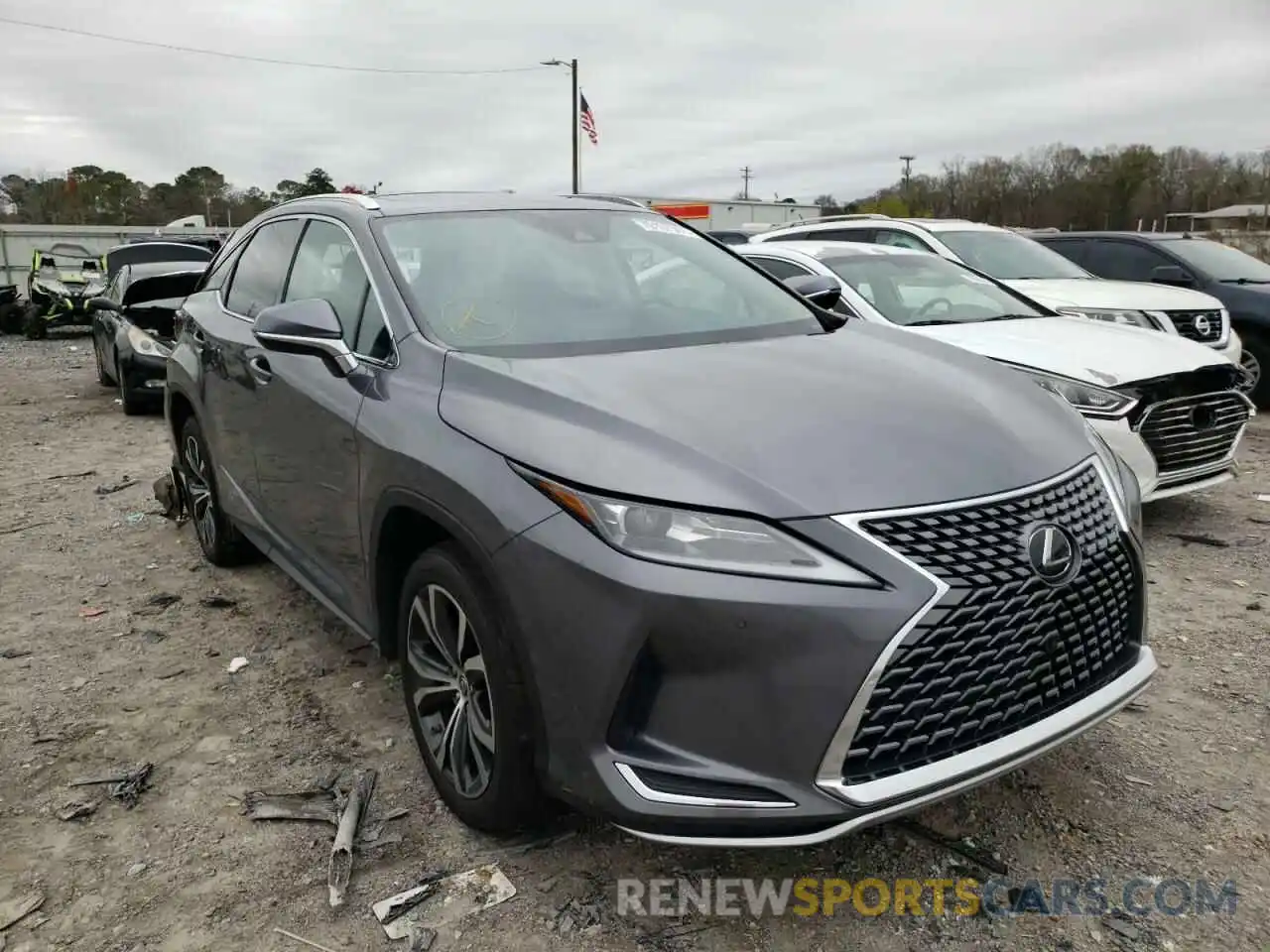 1 Photograph of a damaged car 2T2HZMDA6LC225340 LEXUS RX350 2020