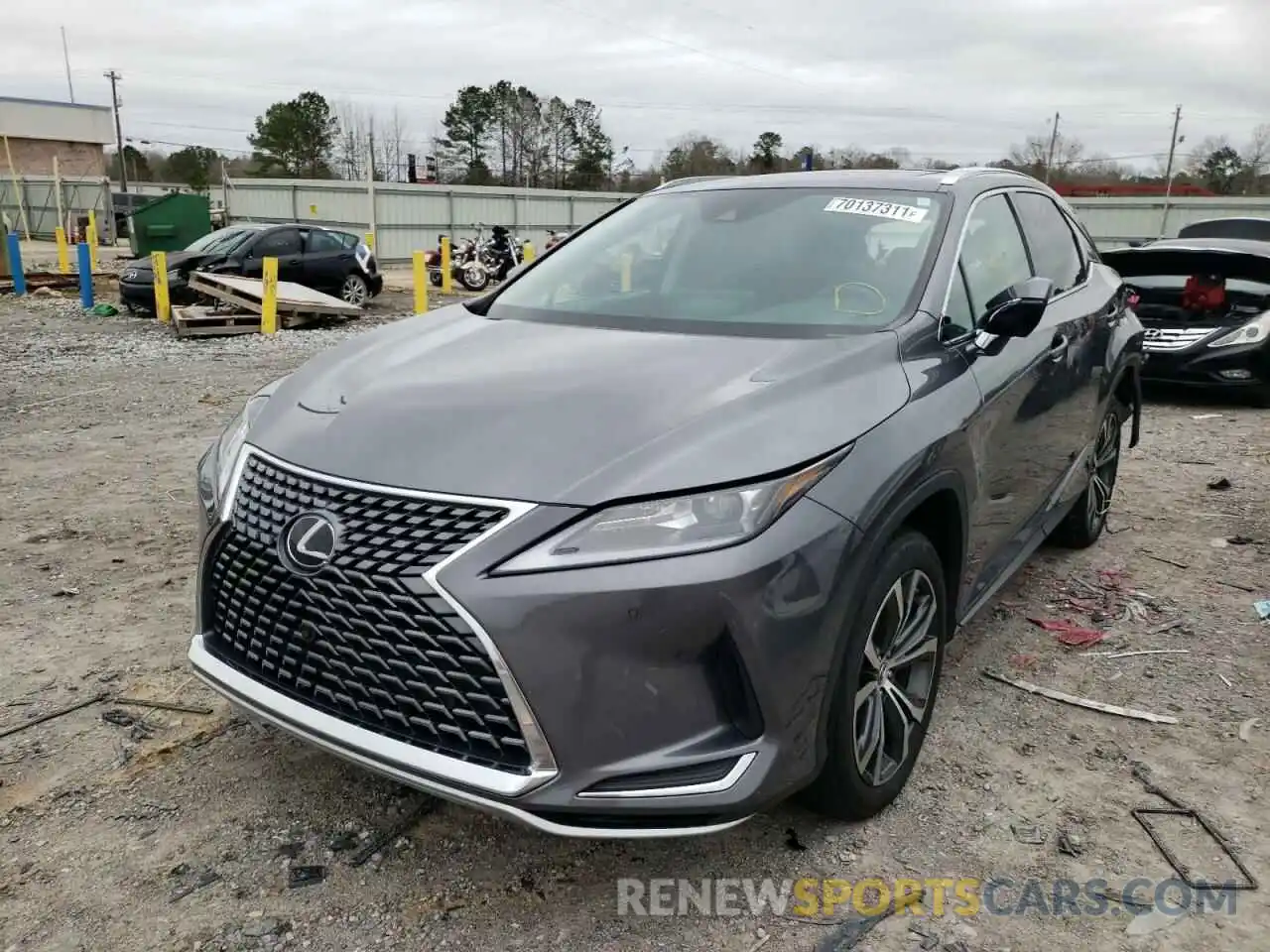 2 Photograph of a damaged car 2T2HZMDA6LC225340 LEXUS RX350 2020