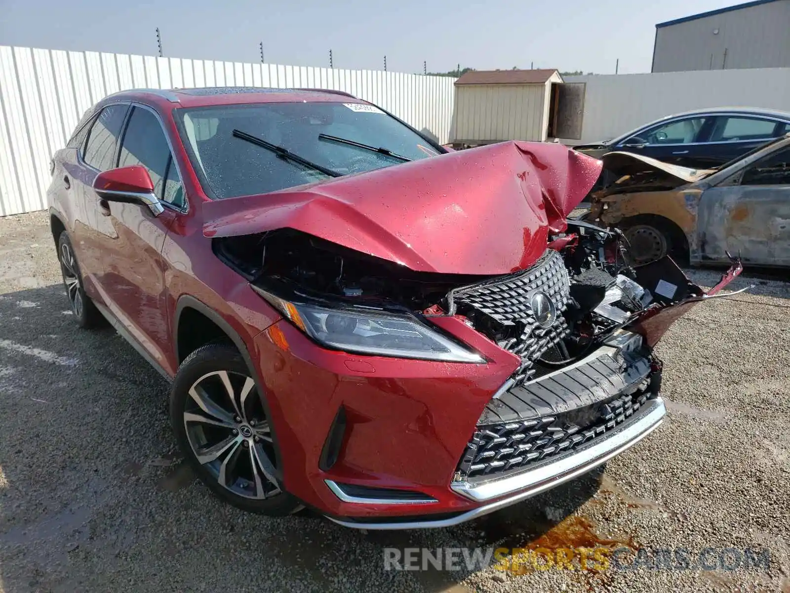 1 Photograph of a damaged car 2T2HZMDA6LC236032 LEXUS RX350 2020