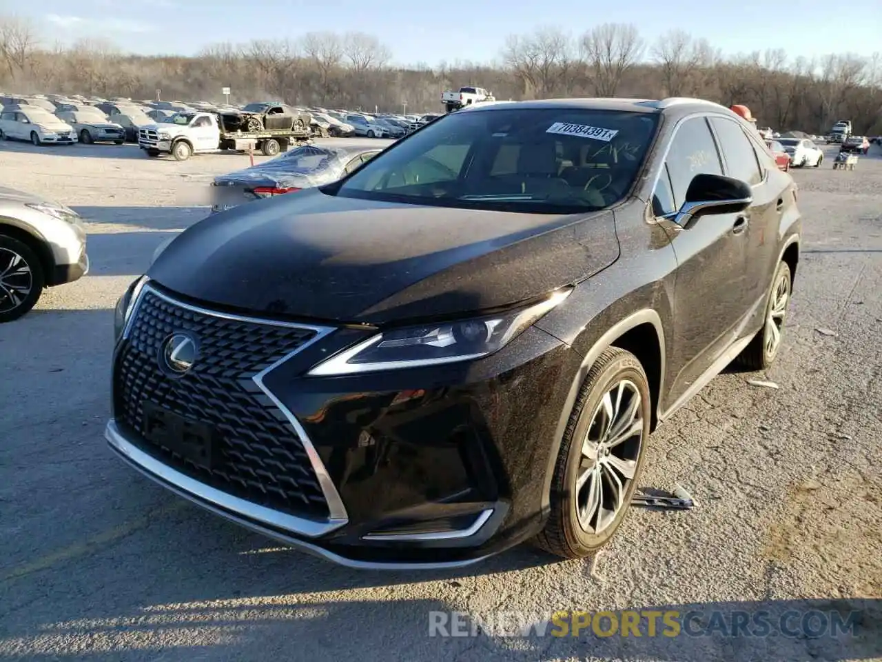 2 Photograph of a damaged car 2T2HZMDA6LC243126 LEXUS RX350 2020