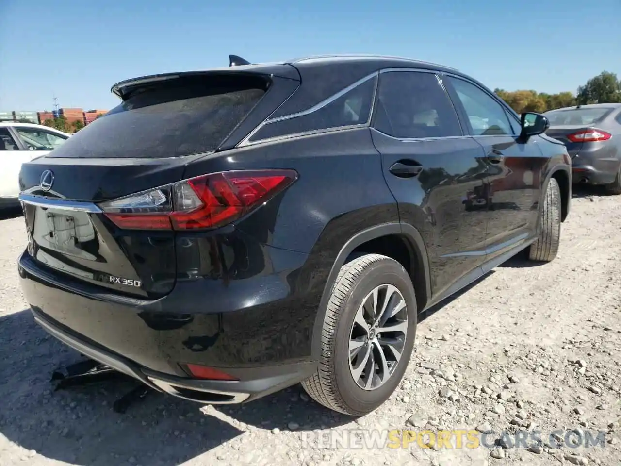 4 Фотография поврежденного автомобиля 2T2HZMDA6LC246818 LEXUS RX350 2020