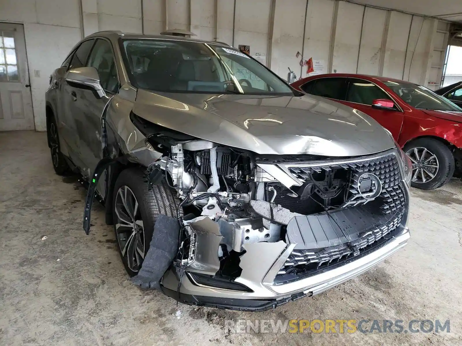 1 Photograph of a damaged car 2T2HZMDA6LC253106 LEXUS RX350 2020