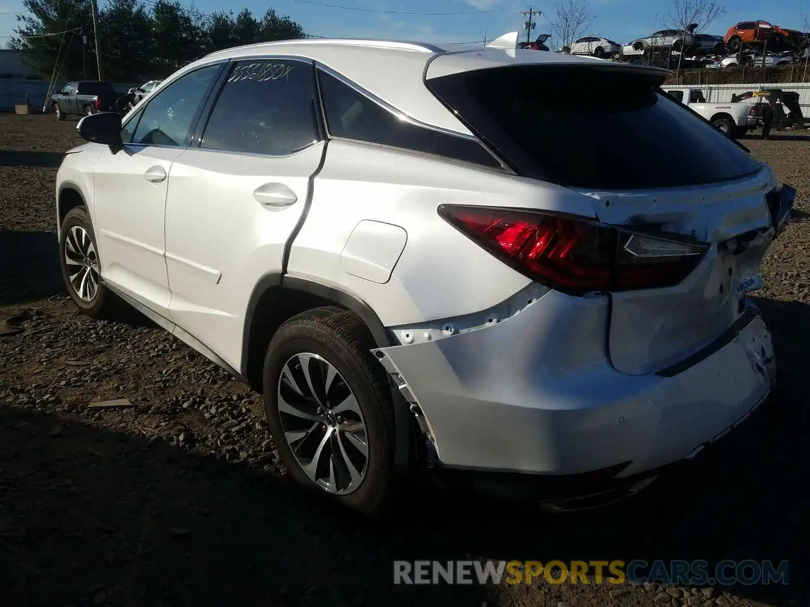 3 Photograph of a damaged car 2T2HZMDA7LC215965 LEXUS RX350 2020