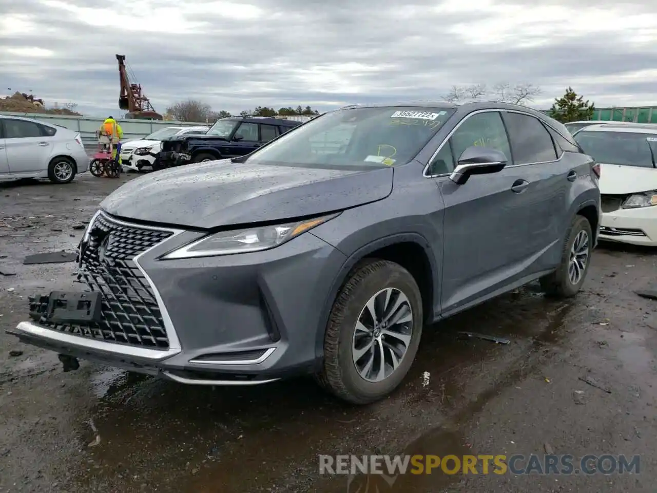 2 Photograph of a damaged car 2T2HZMDA7LC222477 LEXUS RX350 2020