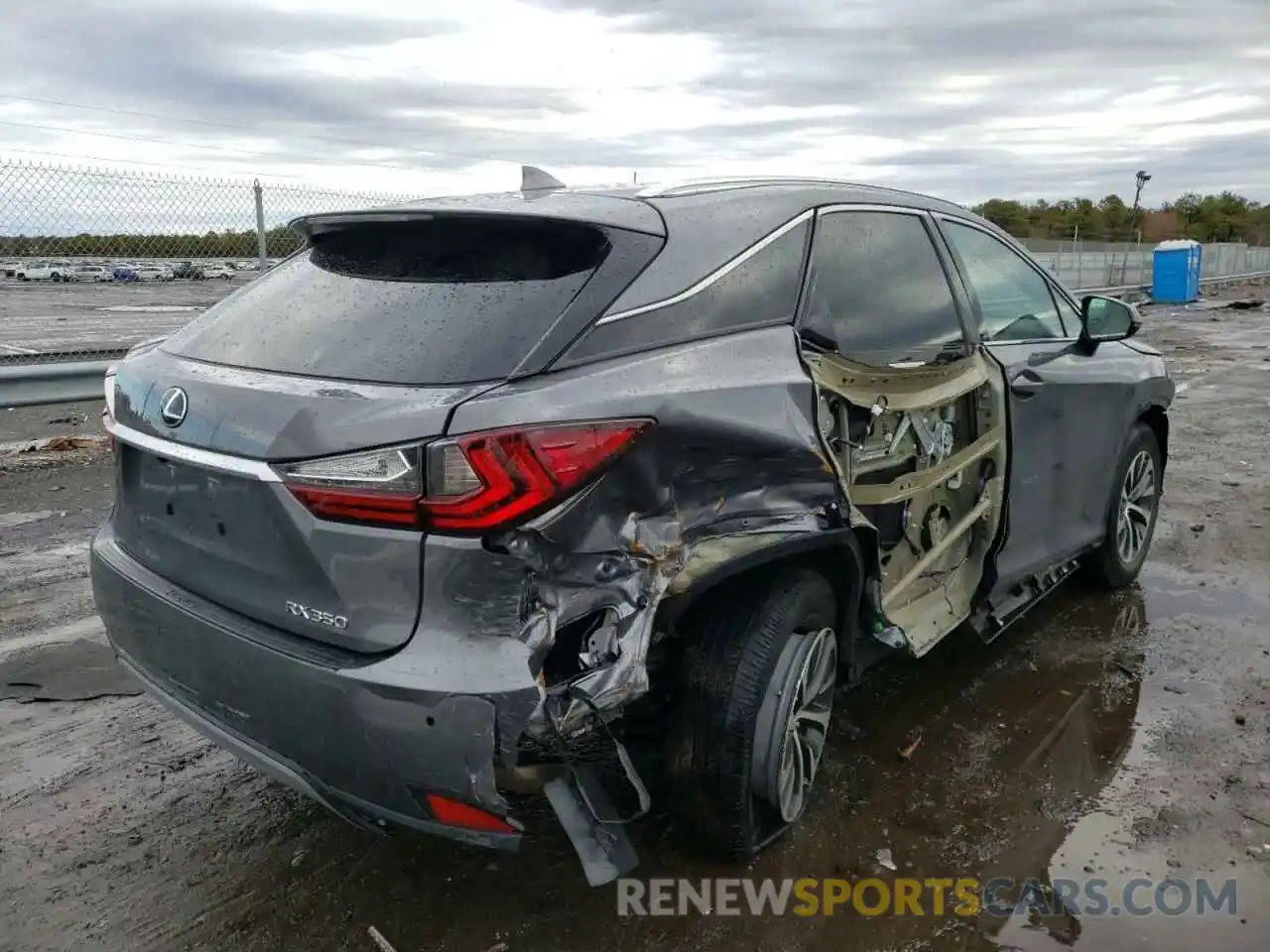 4 Photograph of a damaged car 2T2HZMDA7LC222477 LEXUS RX350 2020