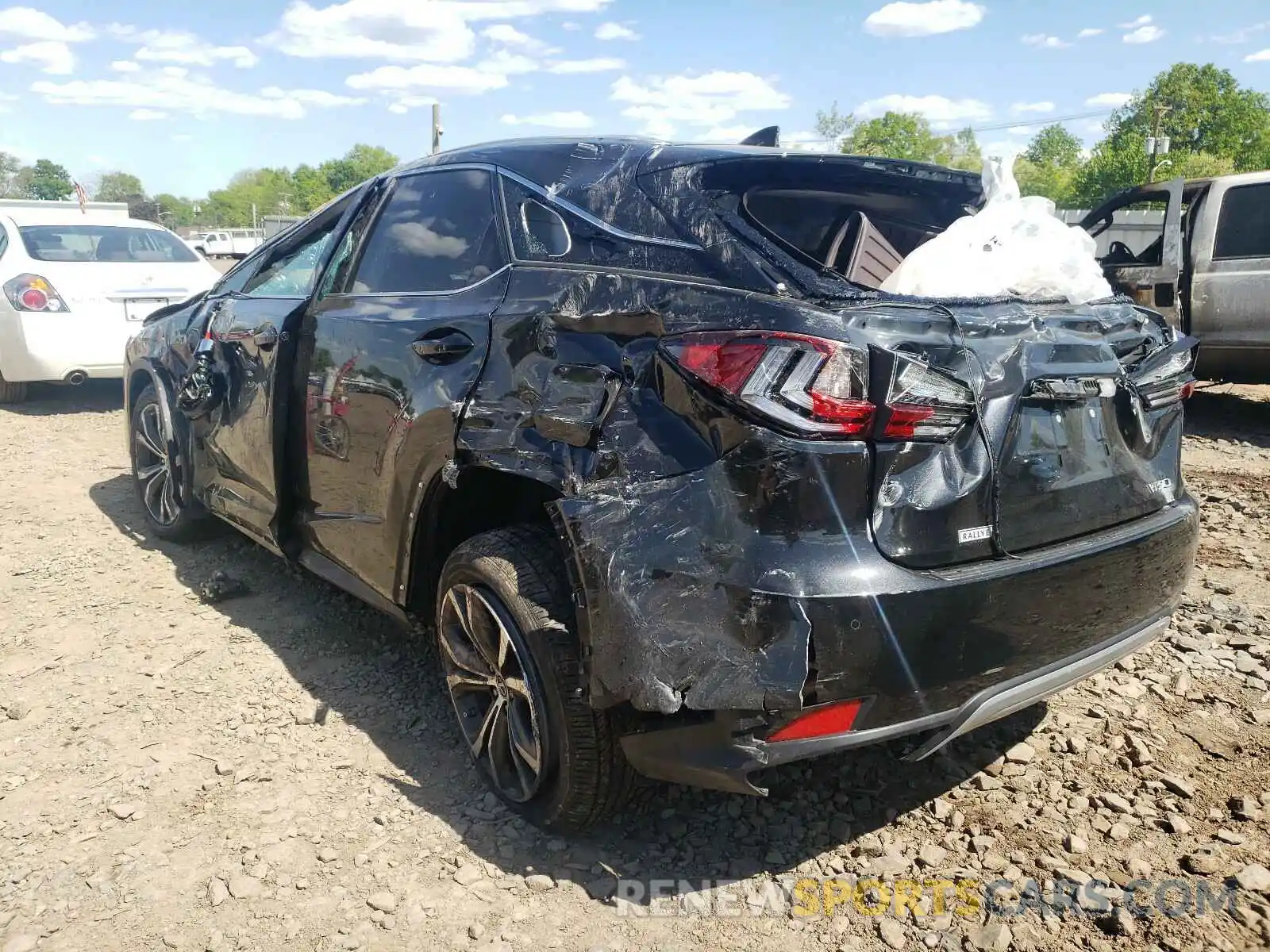 3 Фотография поврежденного автомобиля 2T2HZMDA7LC222737 LEXUS RX350 2020